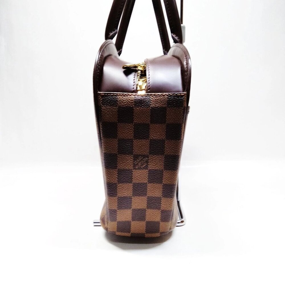 Authentic Louis Vuitton Sarria Damier Ebene Handbag Brown LV Tote Luxury Bag - Picture 5 of 16